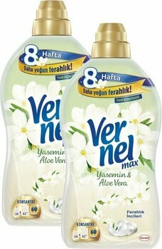 Vernel Max Yasemin & Aloevera Yumuşatıcı 1440 ml x 2 Adet - 2,8 lt