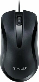 T-Wolf V12 Siyah 3 Tuş Kablolu 1200 DPI Mouse