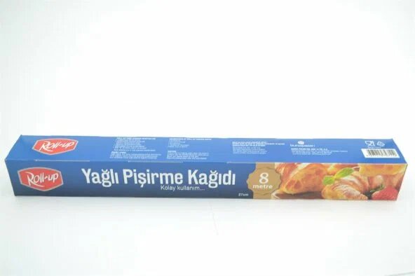 Roll-Up Silikonlu 8 m x 37 cm Pişirme Kağıdı