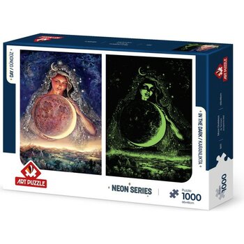 Art Puzzle Ay Tanrıçası 1000 Parça Neon Puzzle