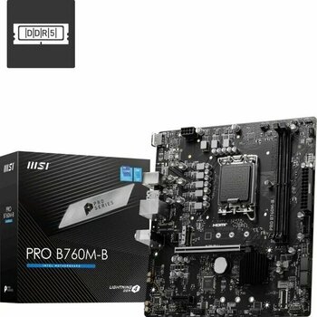MSI MB Pro B760M-B Intel B760 Micro ATX LGA 1700 Anakart