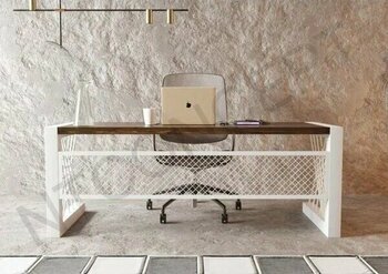 Ntconcept Alfa Koyu Ceviz 100 x 260 cm Ofis Masası