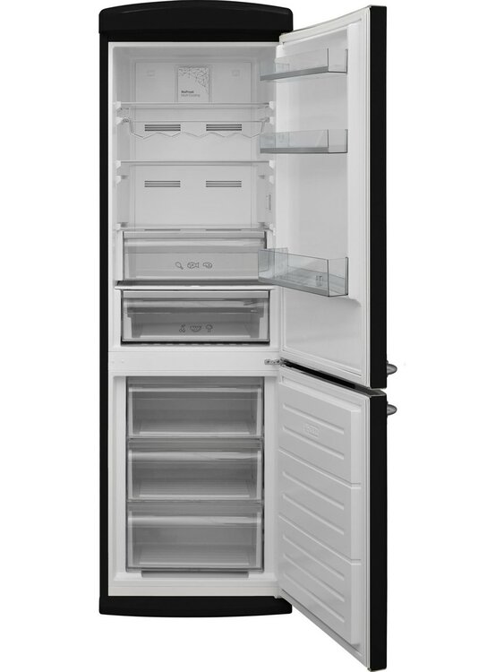 Vestel Retro NFK37201 Siyah Siyah Buzdolabı
