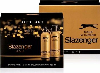 Slazenger Erkek  Edt Active Sport Gold kofre set 2 paket - 150 ml