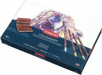 Derwent Coloursoft Pencil 72 Kuru Boya Kalem Seti