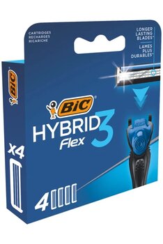 Bic Flex 3 Hybrid Yedek Tıraş Bıçağı 4'Lü