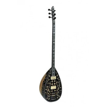 Saz 160b-Wt Elektro Saz Kelebek İşlemeli Pro.