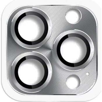 iPhone 16 Pro Max Pers Alüminyum Kamera Lens - Gri