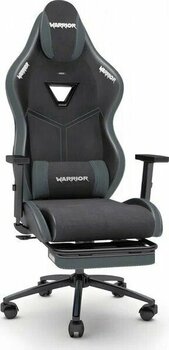 Warrior Aragorn Antrasit Keten Kumaş & PU Deri 1598B0517 Oyuncu Koltuğu