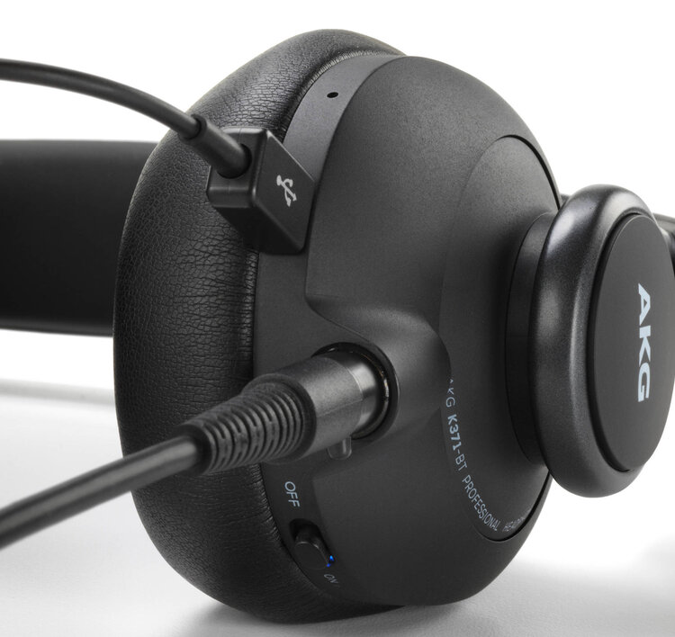 AKG K371-BT Siyah Kablosuz Kulak Üstü