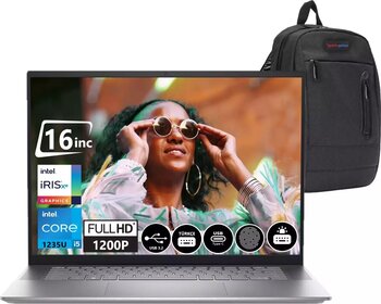 Dell Inspiron 16 5620 Intel Core I5 1235U 16GB 2tb SSD Freedos 16" Fhd+ Taşınabilir Bilgisayar I56204101U06+ZETTAÇANTA