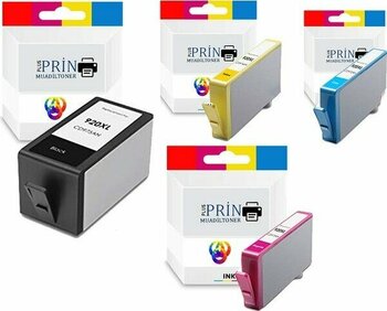 PlusPrint 920XL Hp Officejet 7500A Muadil Kartuş Seti 4 Renkli
