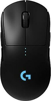 Logitech G PRO Kablosuz LIGHTSPEED Oyuncu Mouse, HERO 25K Sensör, 400 IPS, 6 Programlanabilir Tuş, LIGHTSYNC RGB, 1 ms Bildirim Hızı, PC / Mac ile Uyumlu, Siyah