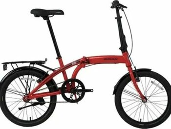 Bisan Twin 20 Vitessiz Kırmızı Katlanır Bisiklet