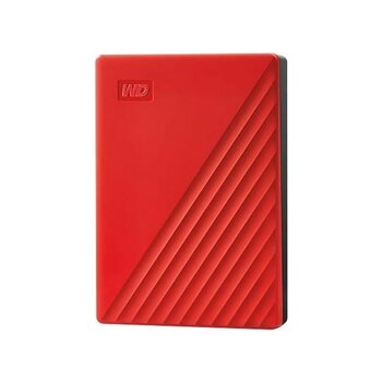 Daisy Home Wd 4tb My Passport Taşınabilir Harici Hard Disk, Kırmızı, BPKJ0040BRD, Wesn - 1 GB