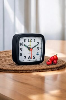 Sore Mini Dekoratif Alarmlı Masa Saati - Çalar Saat