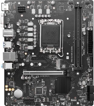 Msi Mb Pro H610m-E Intel H610 Lga 1700 Ddr4 3200 Mhz Masaüstü Anakart