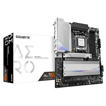 Gıgabyte B650 Aero G Anakart - Amd Ryzen 9000 Serisi Cpu'ları, 8000 Mhz'e Kadar Ddr5 (Oc), 1Xpcıe 5.0 + 2Xpcıe 4.0 M.2, 2.5 Gbe Lan, Wifi 6E, Usb 3.2 Gen 2'Yi Destekler