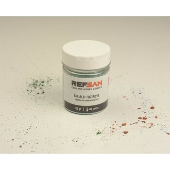 Refsan Sır Altı Toz Boya 6135 Su Yeşili 100 gr