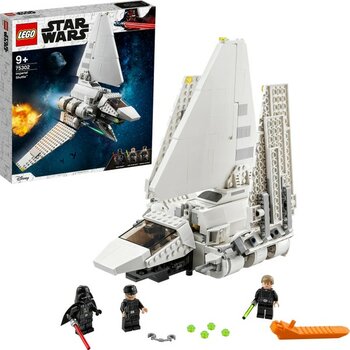 LEGO® Star Wars# İmparatorluk Mekiği 75302; Luke Skywalker ve Darth Vader'i İçeren Çocuklara Yönelik Muhteşem bir Oyuncak Yapım Seti (660 Parça)