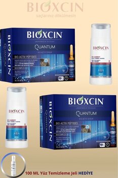 Bioxcin Quantum Bio-Activ Hacim Verici Serum 15x6 ml (X2) + DS Yoğun Kepek Karşıtı Şampuan 200 ml (X2)