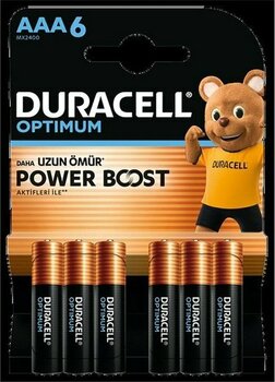 Duracell Optimum Powerboost Aaa Ince Kalem Pil 6'lı 3 Adet