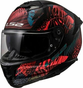 Ls2 Stream 2 Jungle Kapalı Motosiklet Kaskı Mavi - Siyah - Pembe - S