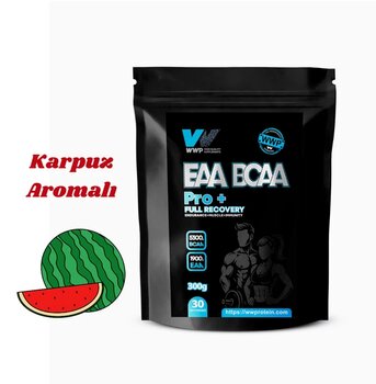 Wwp Eaa Bcaa Pro+ Full Recovery, Tam İyileşme Dayanıklılık + Kas + Bağışıklık . 300G . Karpuz Aromalı.