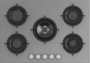 Uğur UAO 7551W4 GCO RSR1 Gri Cam Ankastre Ocak