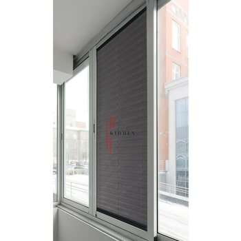 Dimout Yarı Blackout Antrasit  - Ofis Perdesi - Ev Perdesi - Salon Perdesi - Plise Perde - 130 x 150 cm