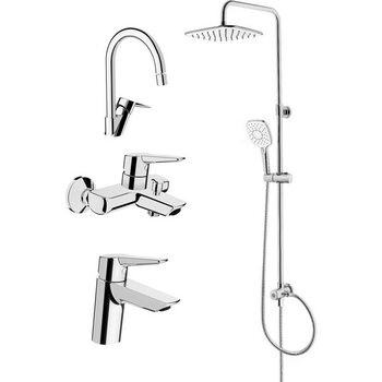 Artema Solid S Batarya Seti, Punto Plus 3s Tepe Duş Takımı A45739