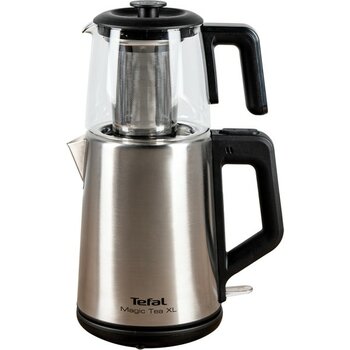 Tefal Magic Tea XL 1650 Watt Cam Demlikli Ve Paslanmaz Çelik Gövdeli Çay Makinesi - 9100046963 - Inox
