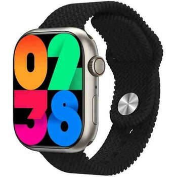 Beemen Hk9 Pro Amoled Ekran 45MM Çift Kordon Akıllı Saat - Siyah