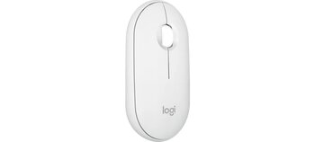 Logitech M350s Pebble 2 Bluetooth Kablosuz Sessiz Kompakt Mouse - Beyaz