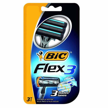 BIC Flex 3 Traş Bıçağı Klasik 3 Bıçaklı 3'lü