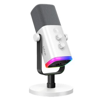 Fifine Am8w Xlr Usb Rgb Dinamik Cardioid Yayinci Mikrofonu