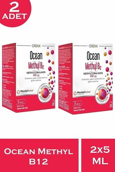 Ocean Methyl B12 Sprey 500 mcg 5 ml 2 Adet Sıfır