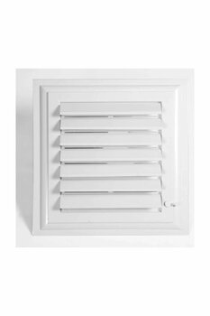 Bautech Panjurlu Havalandırma Menfezi 40x40 Banyo Wc Havalandırma Menfezi