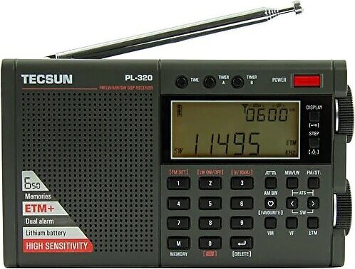 Tecsun PL-320 Dijital Dünya Radyosu
