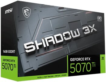 Msı Rtx5070tı 16Gb Shadow 3X Oc 16G Gddr7 256Bit Hdmı Dp Pcıe 5.0