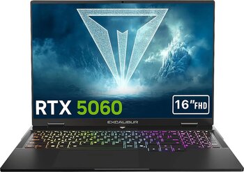 Casper Excalibur G915.1362-BX70X-C i7-13620H 16 GB 2 TB SSD RTX5070 16" WUXGA Gaming Laptop