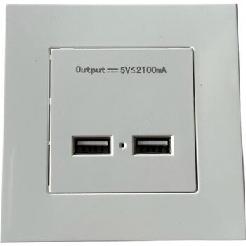 Usb Priz 2 Port Sıva Altı Usb Priz Usb Duvar Prizi