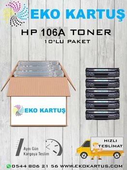 Hp Laser 107 10 Lu Vantajlı Çipli 106a Uyumlu Toneri