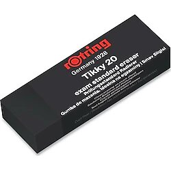 Rotring Tikky-20 Büyük Sınav Silgisi Siyah 20'li