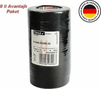 Tesa 51608 Tüylü Bez Bant 8li Paket 19mmx15 Metre Tesa Bez Bant 51608 8 Li Paket