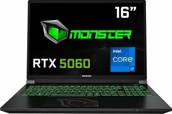 Monster Tulpar T6 V3.3.5 Intel Core i7-13700HX 32 GB RAM 1 TB SSD 8 GB RTX 5060 Windows 11 Home 16" FHD+ 165 Hz Oyun Bilgisayarı