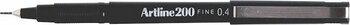 Artline 200 Fine 0.4 Mm - Black