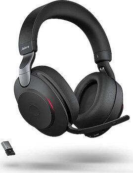 Jabra Evolve2 85 MS Kulak Üstü Bluetooth Çağrı Merkezi Kulaklığı