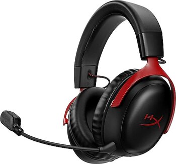 HyperX Cloud III 77Z46AA Kablosuz Mikrofonlu Siyah-Kırmızı Kulaklık