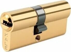 Kale 164BME00060 Nikel 90 mm Bilyalı Mandallı Silindir Çelik Pimli Barel Kapı Kilidi